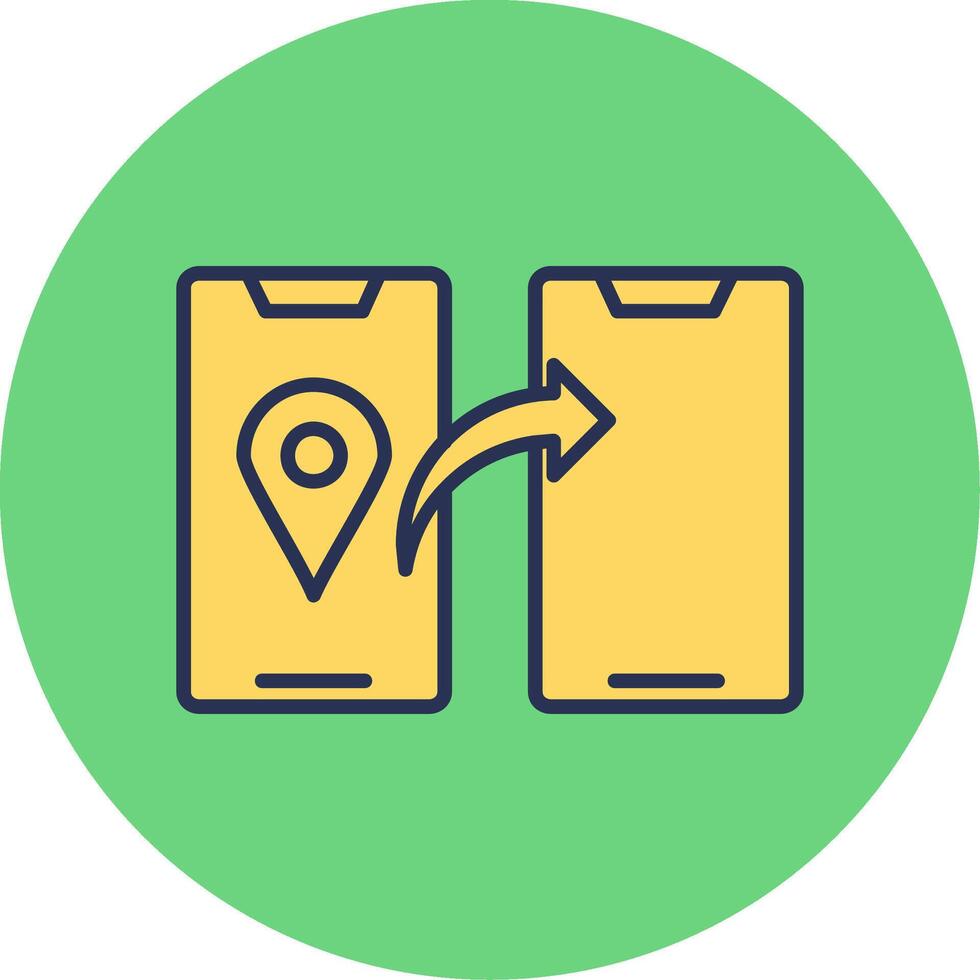 Share Location Vector Icon