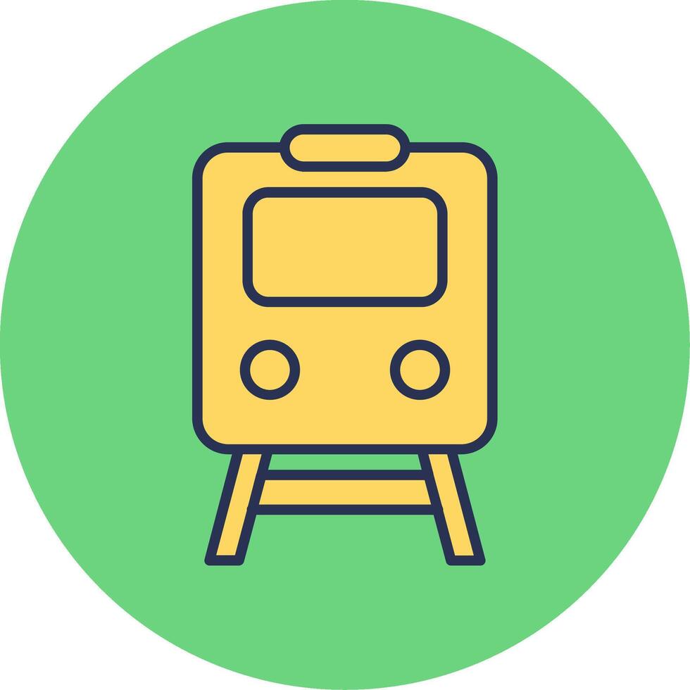 icono de vector de tren