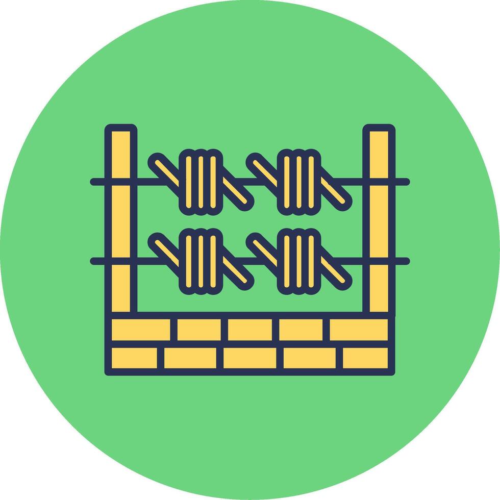 Barbed Wire Vector Icon