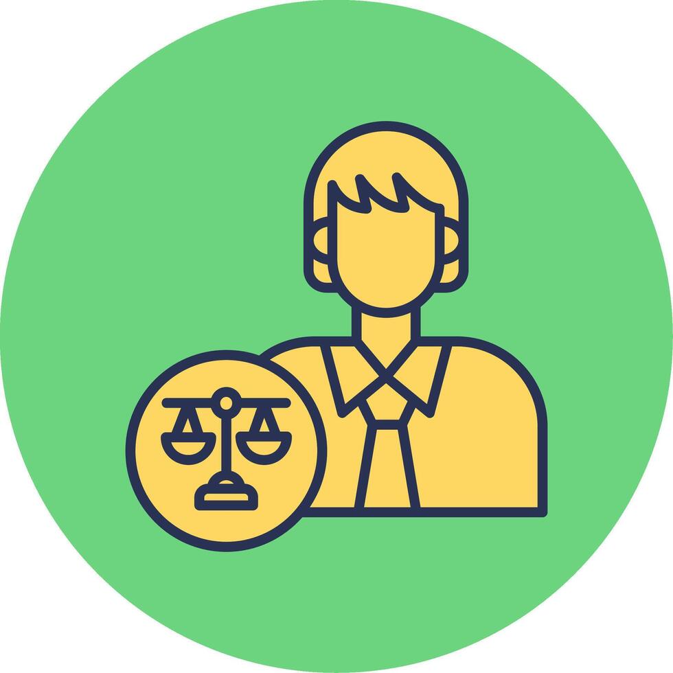 Lawyer Vector Icon