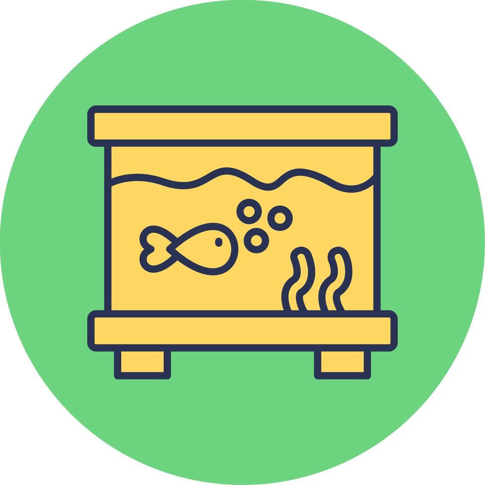 Fish Tank Vector Icon