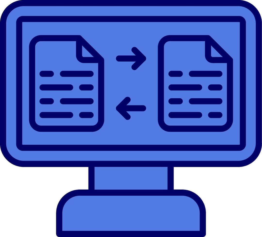 File Transfer Vector Icon