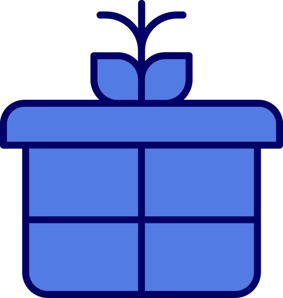 icono de vector de caja de regalo