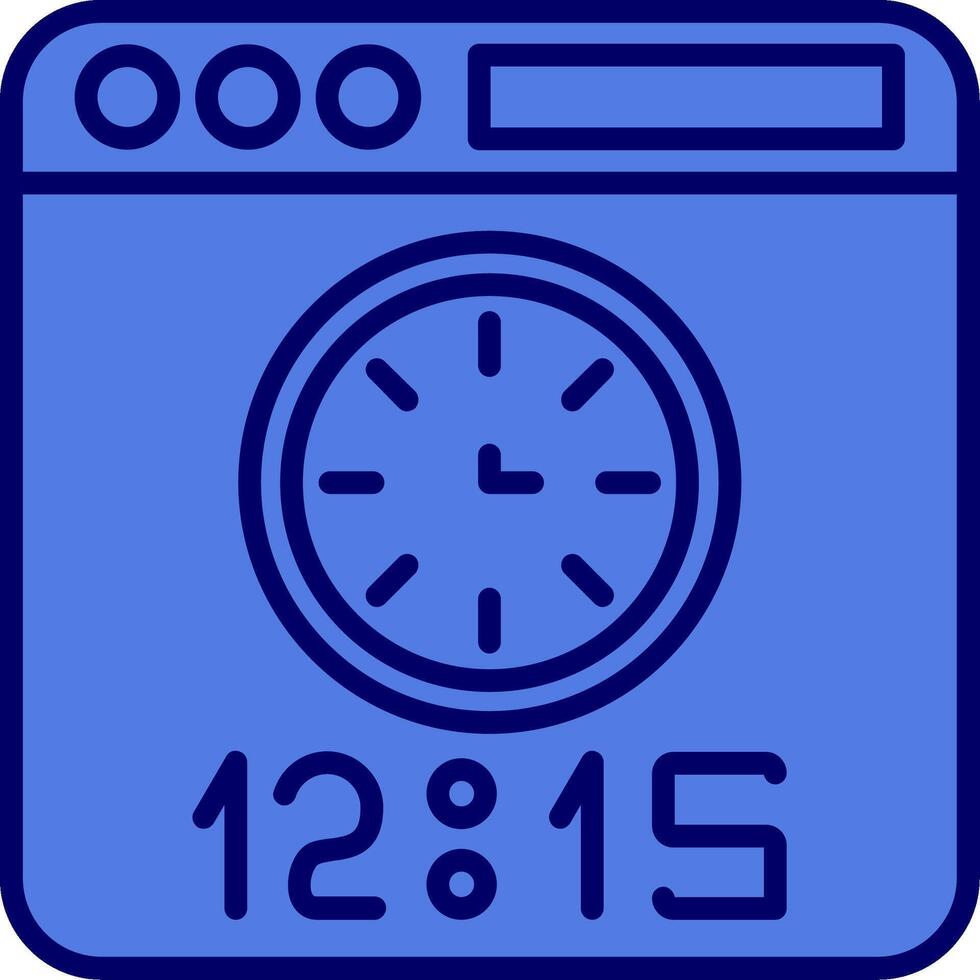 icono de vector de tiempo