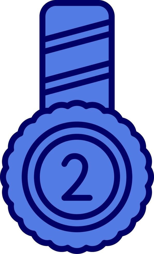 Second Place Vector Icon