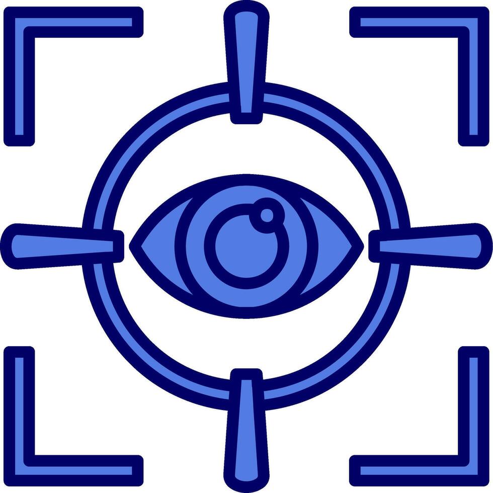 Eye Scan Vector Icon