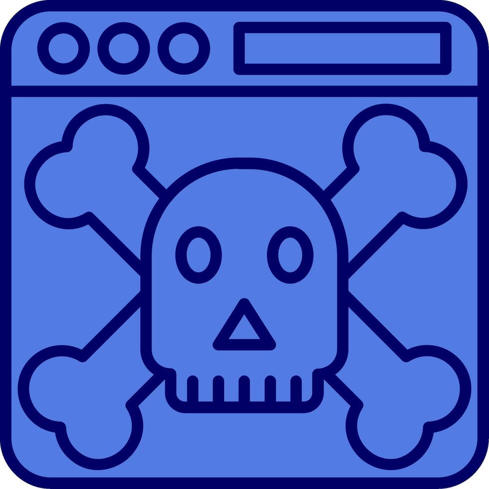 icono de vector de malware