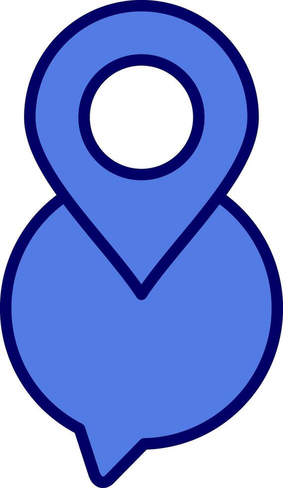 Chat Pin Vector Icon