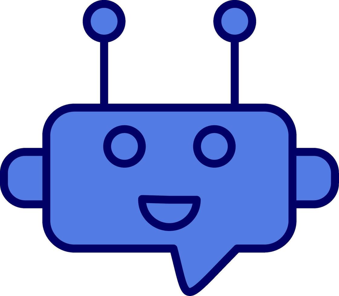 Robot Chat Vector Icon