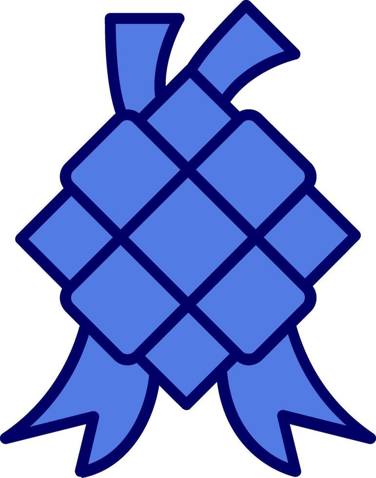 icono de vector de ketupat