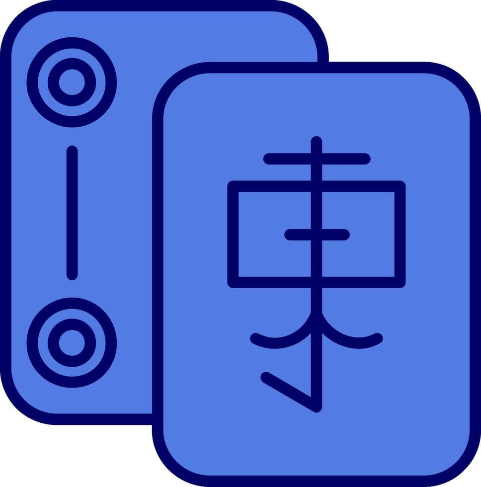 Mahjong Vector Icon