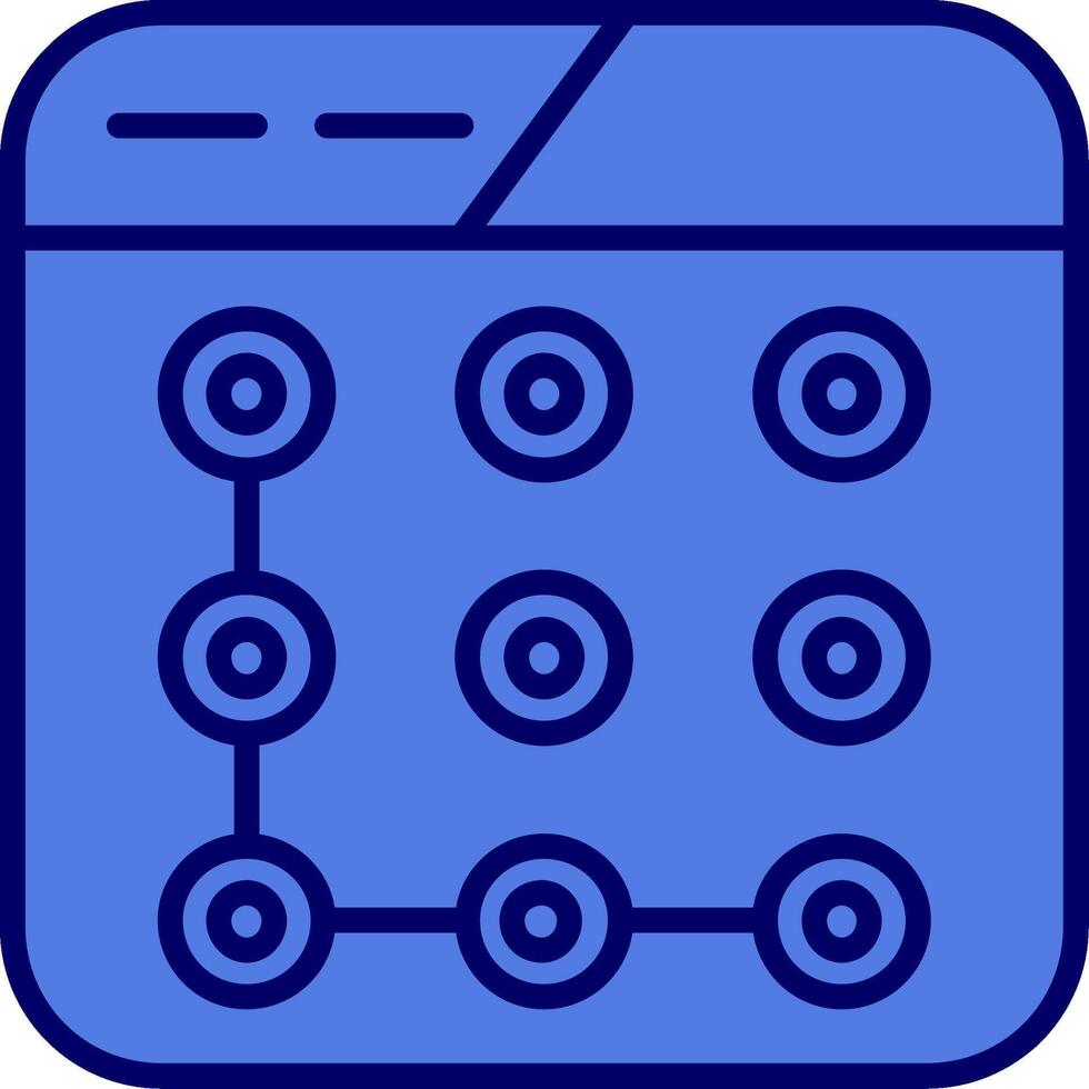 Lock Pattern Vector Icon