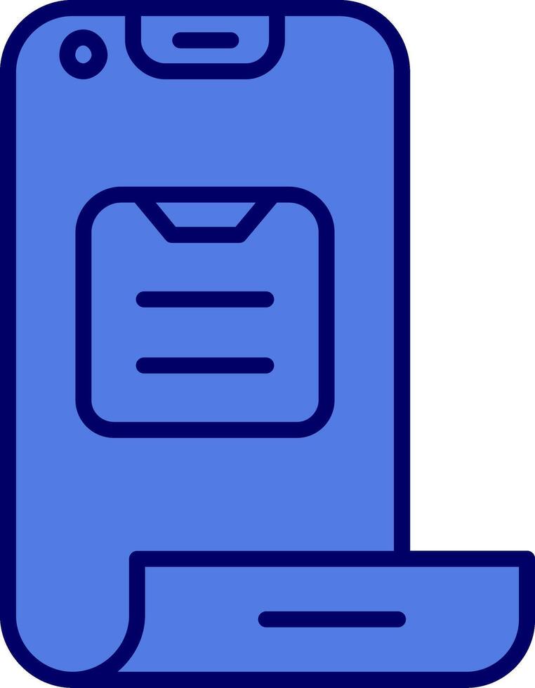 Folding Phone Vector Icon