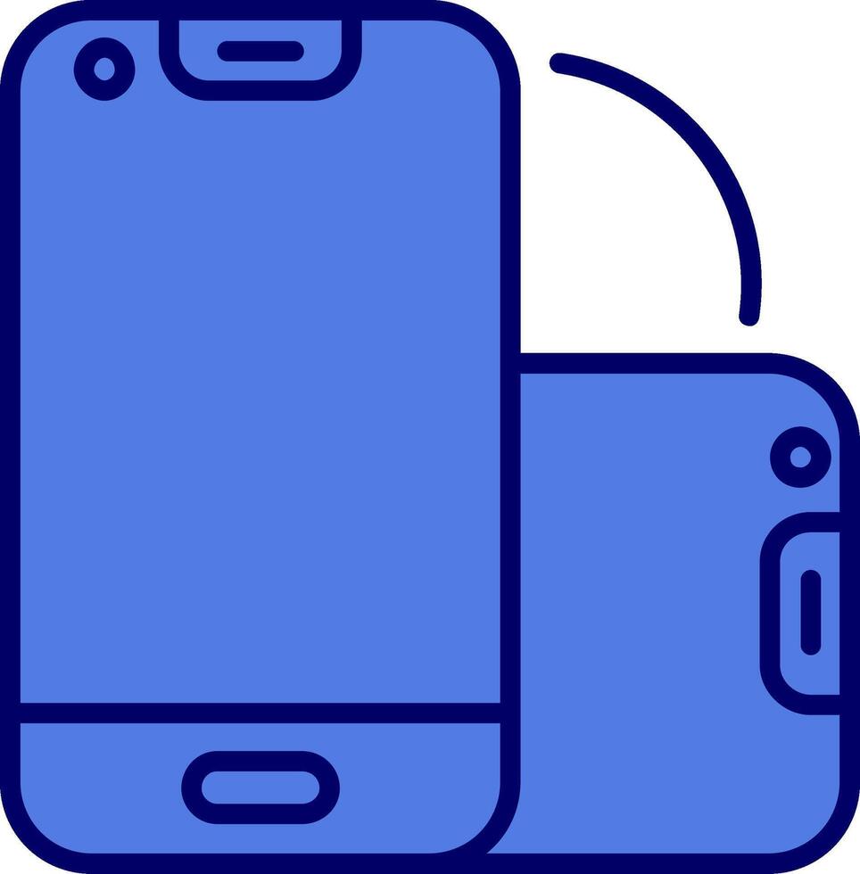 Foldable Smartphone Vector Icon
