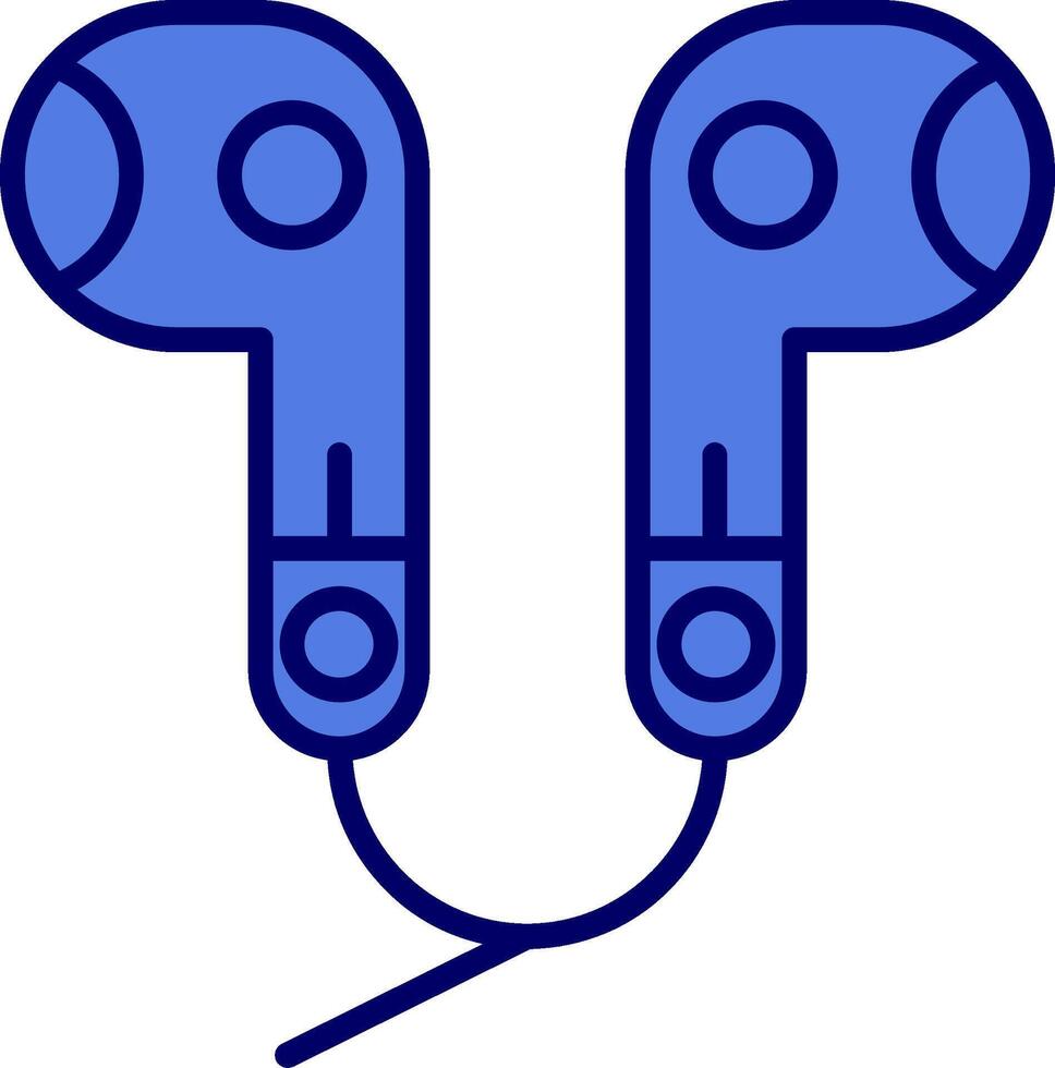 auricular vector icono