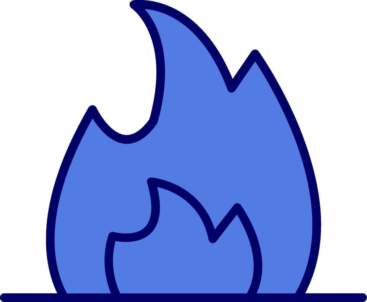 icono de vector de fuego