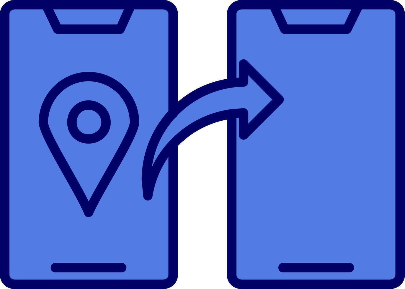 Share Location Vector Icon
