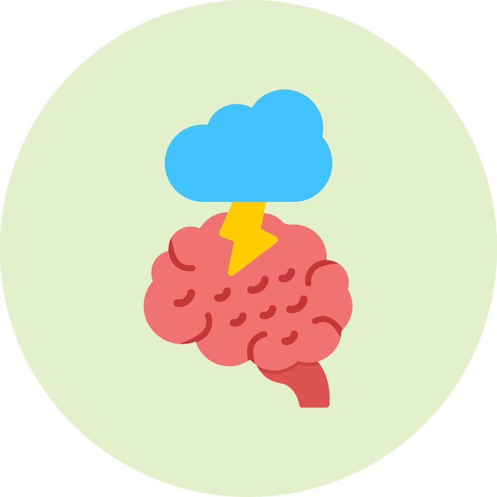 icono de vector de lluvia de ideas