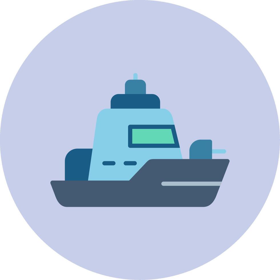 icono de vector de barco