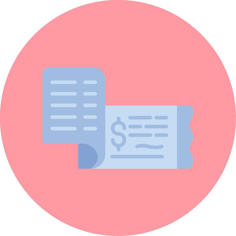 Cheque Vector Icon