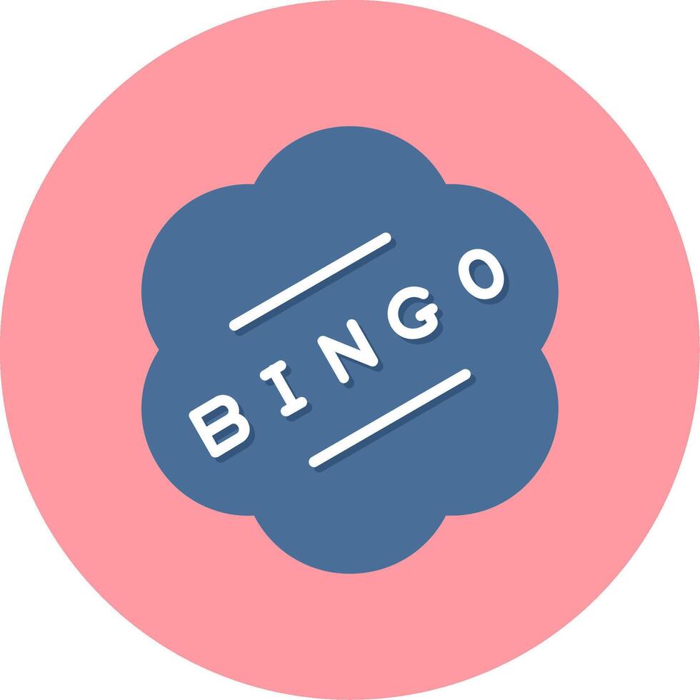 icono de vector de bingo