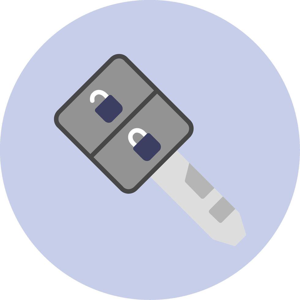 Car Key Vector Icon