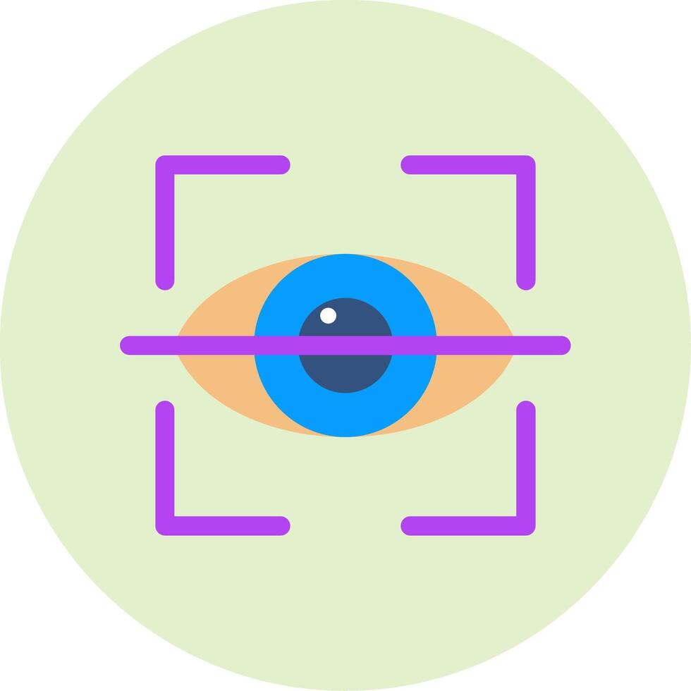 Retinal Scanner Vector Icon