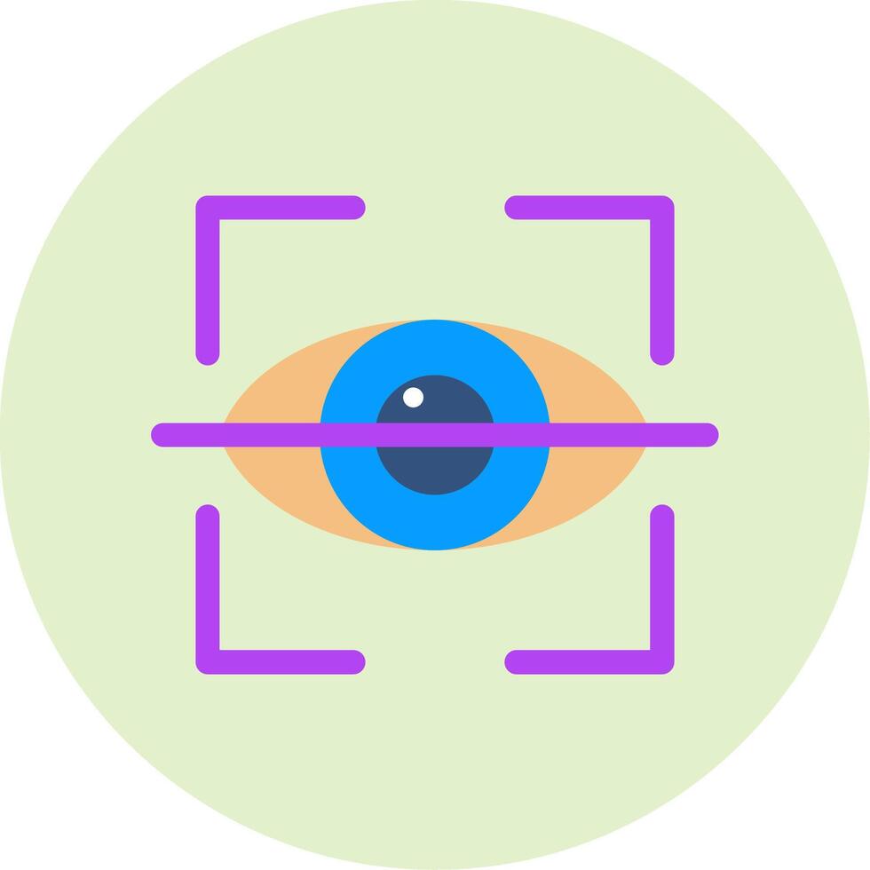 Retinal Scanner Vector Icon