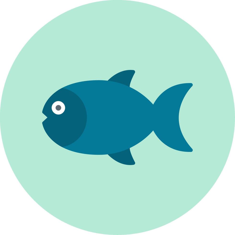 icono de vector de pescado