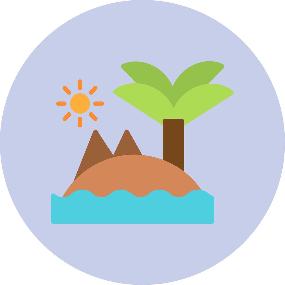 Island Vector Icon