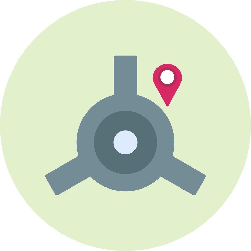 Roundabout Vector Icon