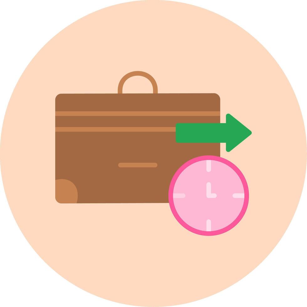 Business Trip Vector Icon