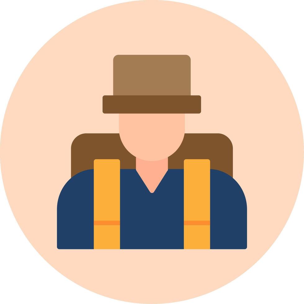 Tourist Vector Icon
