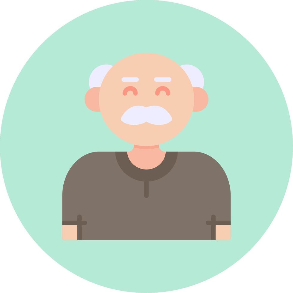 abuelo vector icono