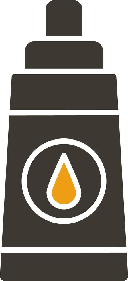 Lubricant Glyph Two Colour Icon vector