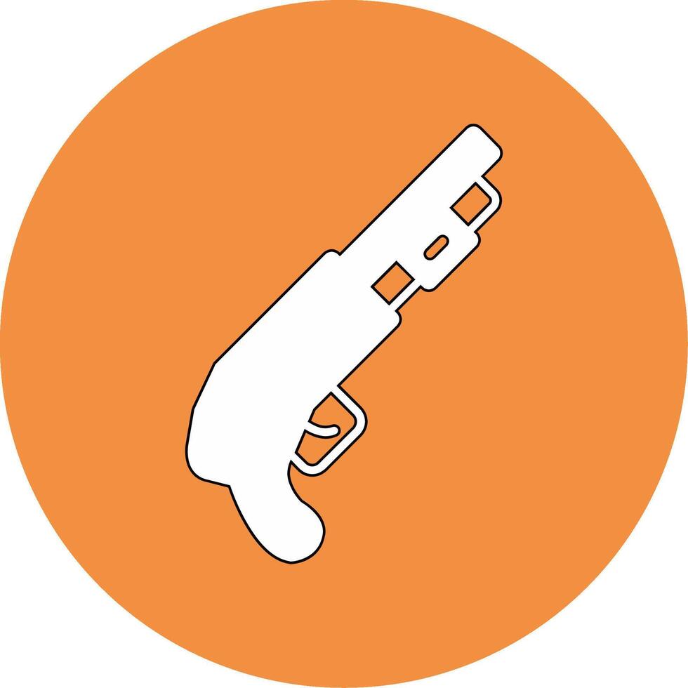 Short Gun Vector Icon