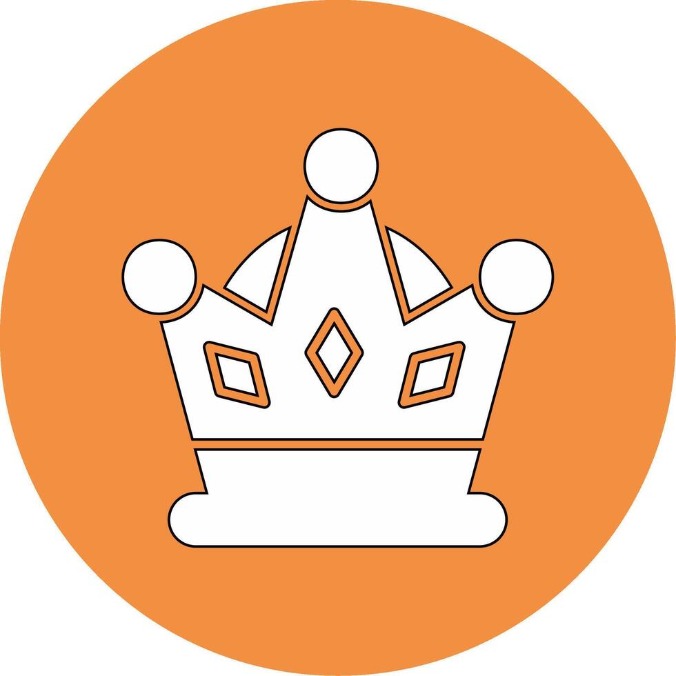 icono de vector de corona