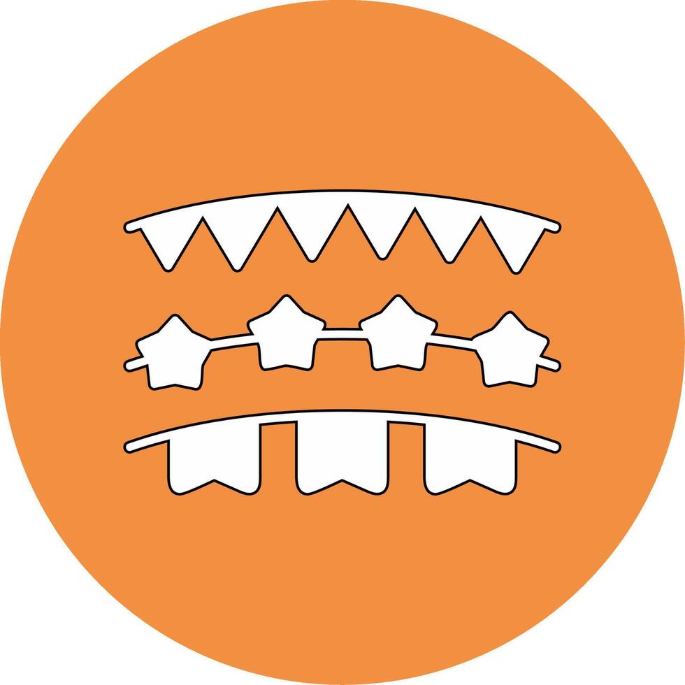 Bunting Vector Icon