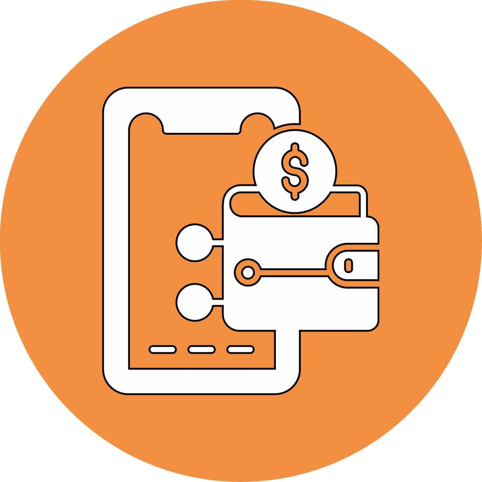 Digital Wallet Vector Icon
