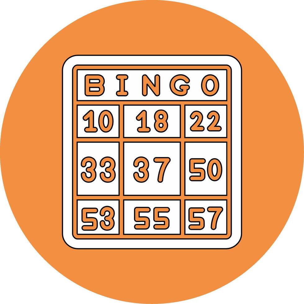 Bingo Vector Icon