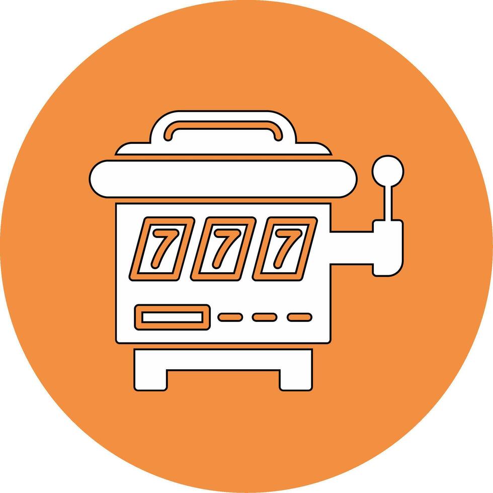 Slot Machine Vector Icon