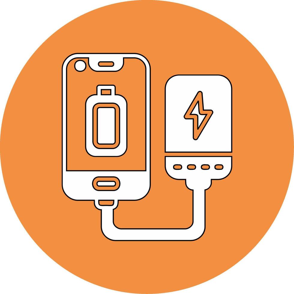 Portable Battery Vector Icon