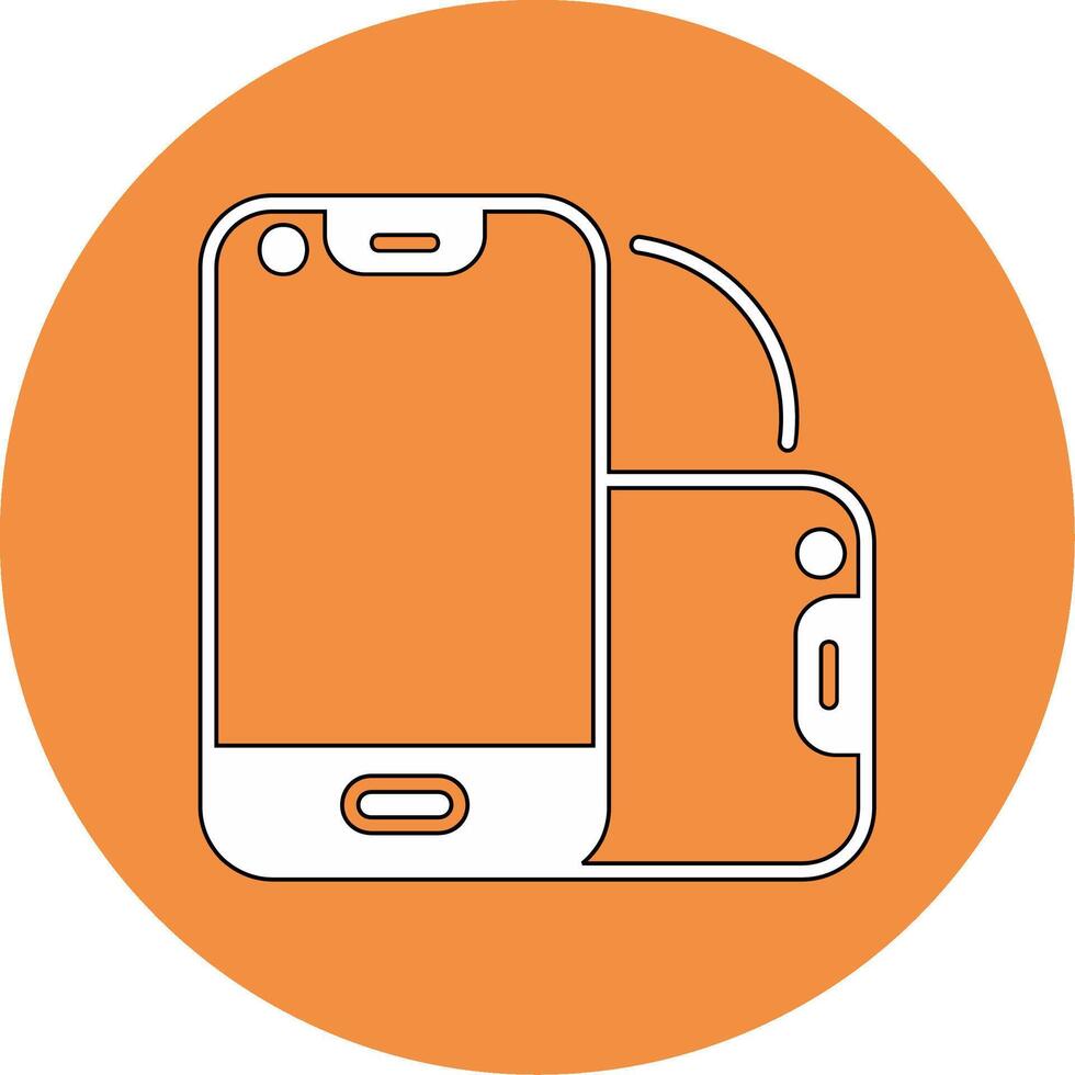 Foldable Smartphone Vector Icon