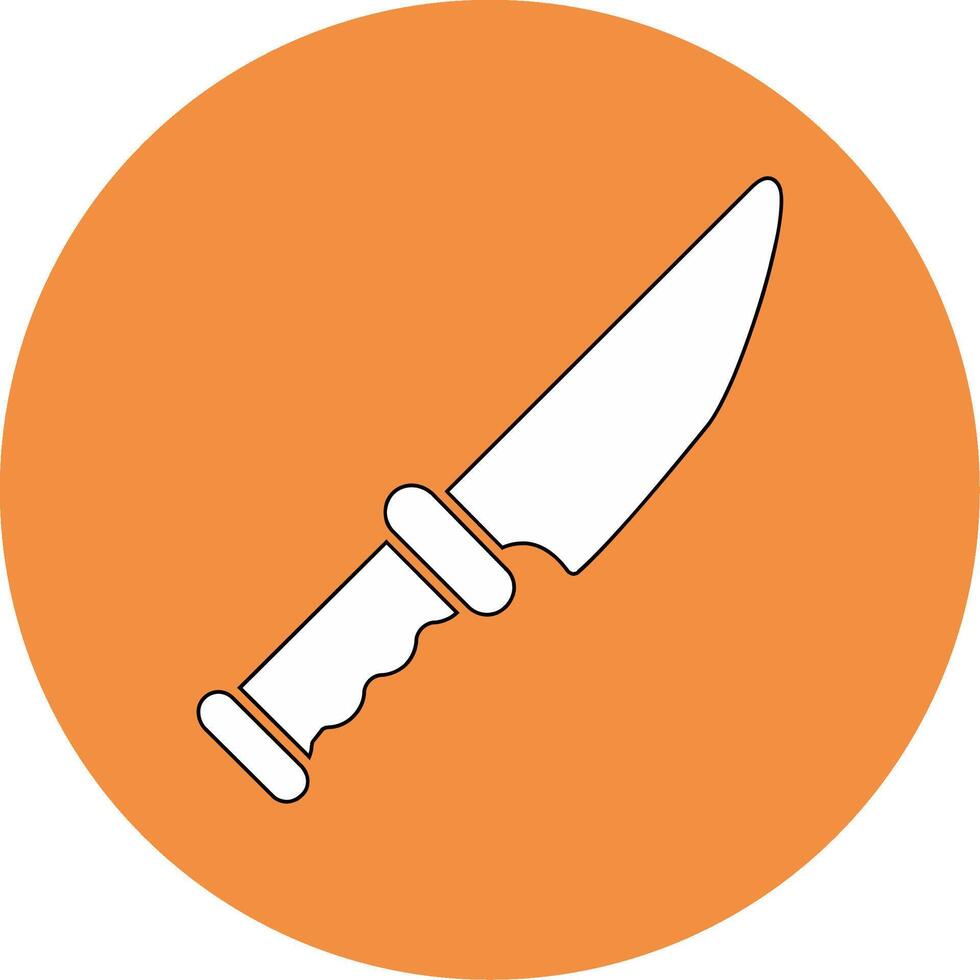 icono de vector de cuchillo