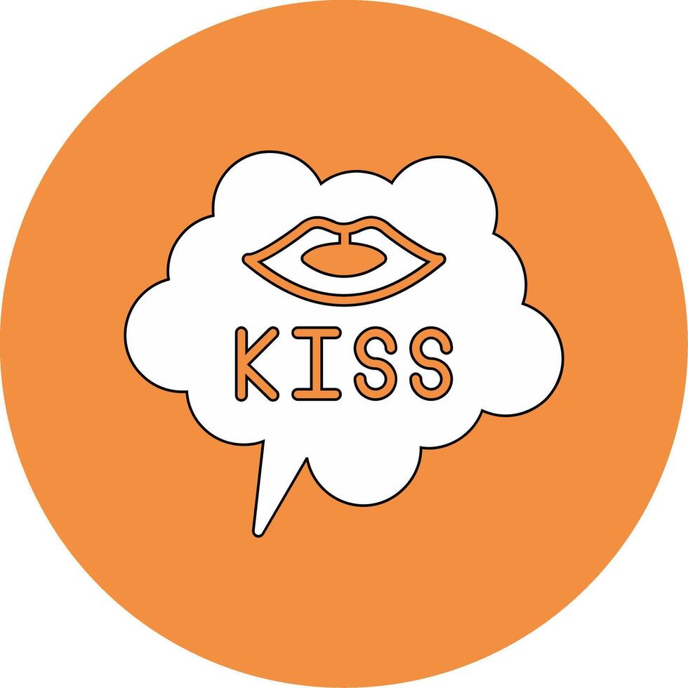 Kiss Vector Icon