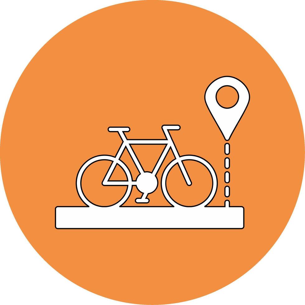 icono de vector de bicicleta