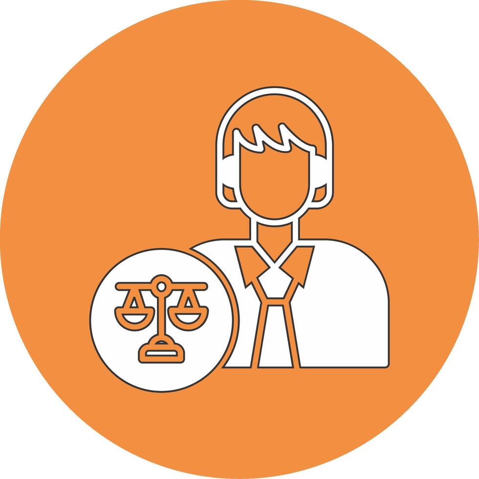 Lawyer Vector Icon