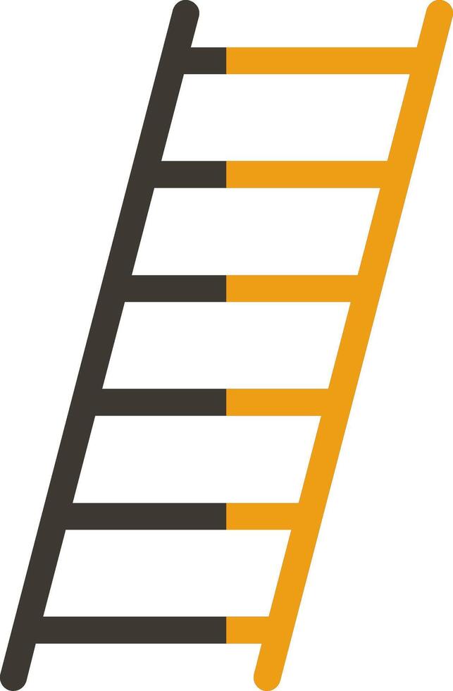 Ladder Glyph Two Colour Icon vector