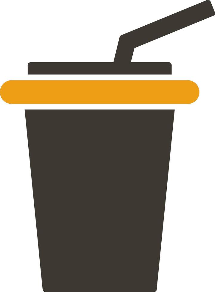 Drinks Glyph Two Colour Icon vector