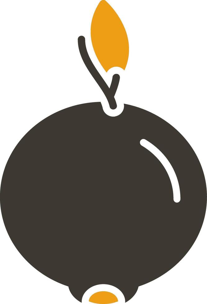 Ugli Fruit Glyph Two Colour Icon vector